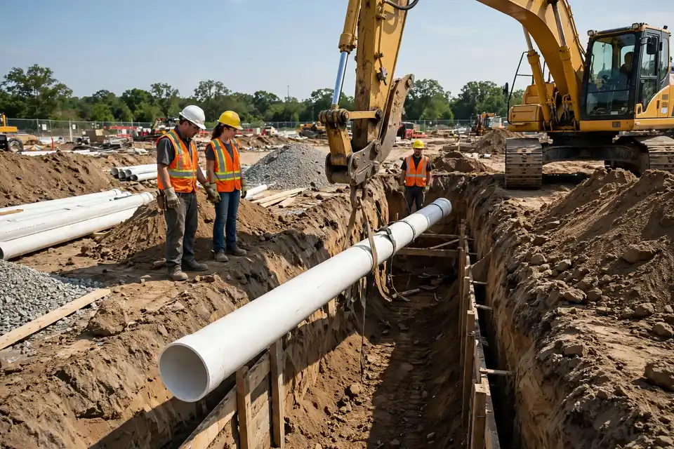 El Proceso de Instalación de Línea de Alcantarilla, Explicado — Sewer Line Repair Works