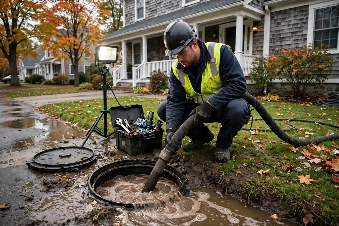 Emergency Sewer Repair in Burlington, MA — Sewer Line Repair Works