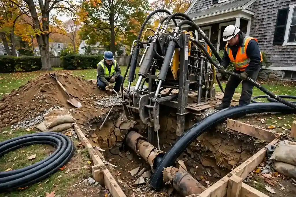 Pipe Bursting in Danvers, MA — Sewer Line Repair Works