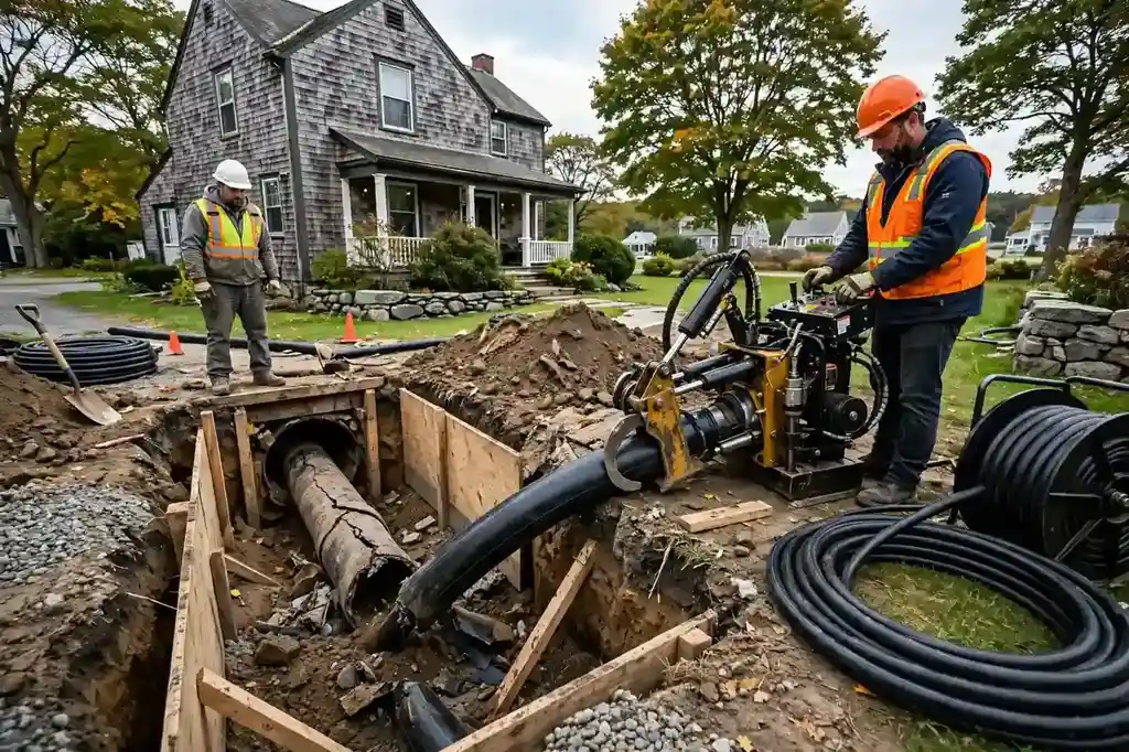 Pipe Bursting in Gloucester, MA — Sewer Line Repair Works