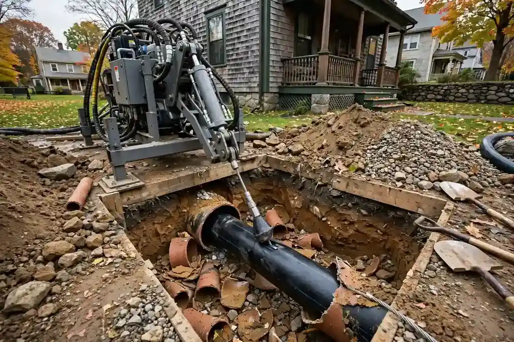 Pipe Bursting in Lynn, MA — Sewer Line Repair Works