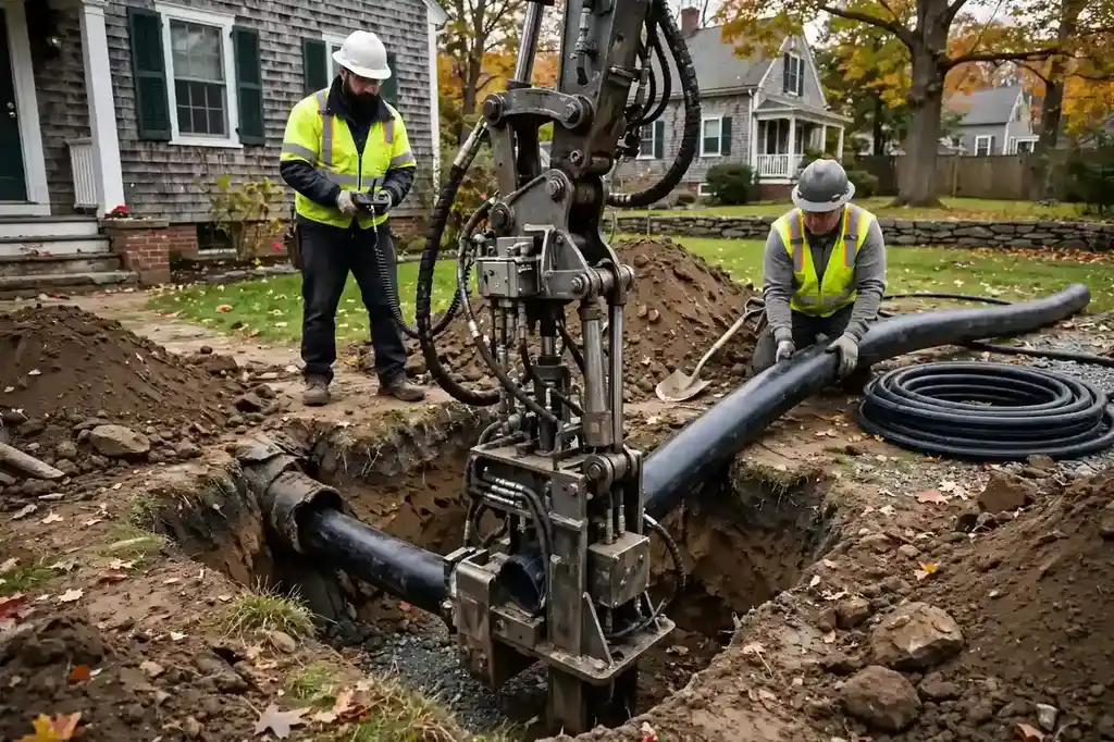 Pipe Bursting in Lynnfield, MA — Sewer Line Repair Works