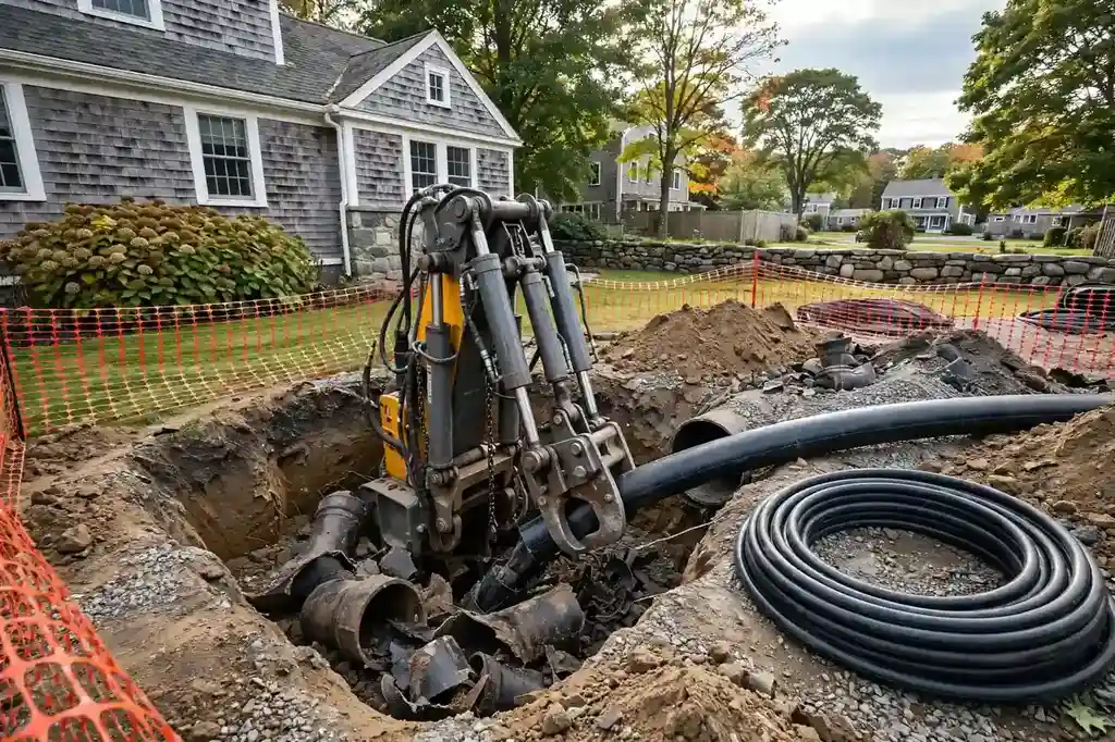 Pipe Bursting in Marblehead, MA — Sewer Line Repair Works