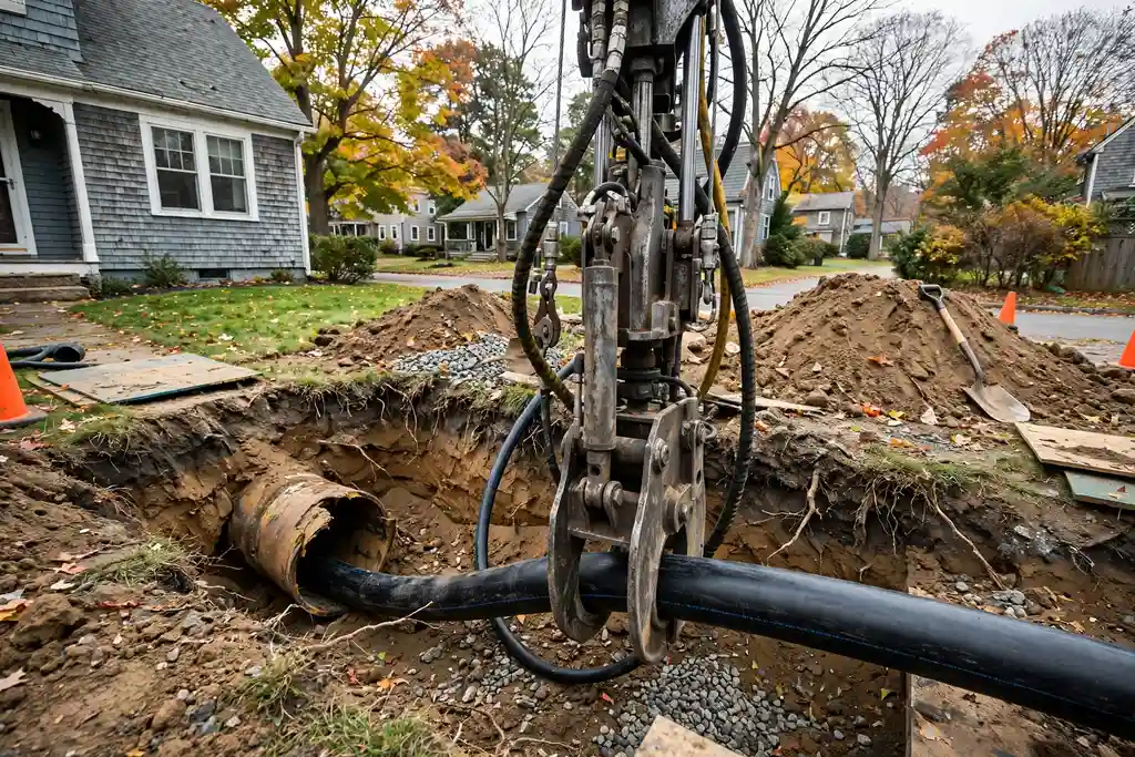 Pipe Bursting in Melrose, MA — Sewer Line Repair Works