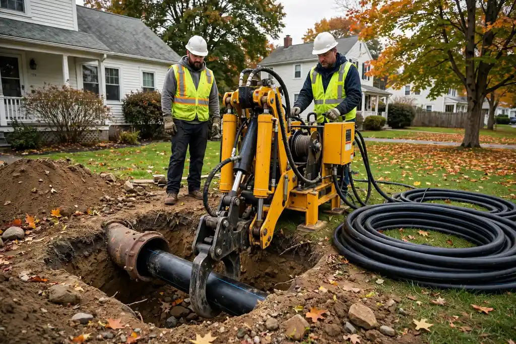Pipe Bursting in Revere, MA — Sewer Line Repair Works