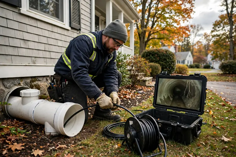 Sewer Camera Inspection in Burlington, MA — Sewer Line Repair Works