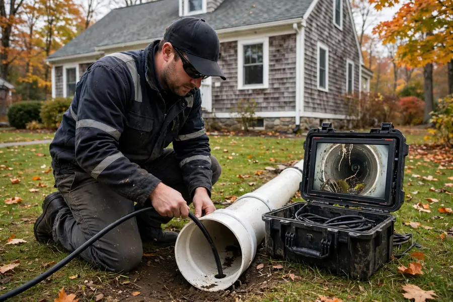Sewer Camera Inspection in Danvers, MA — Sewer Line Repair Works