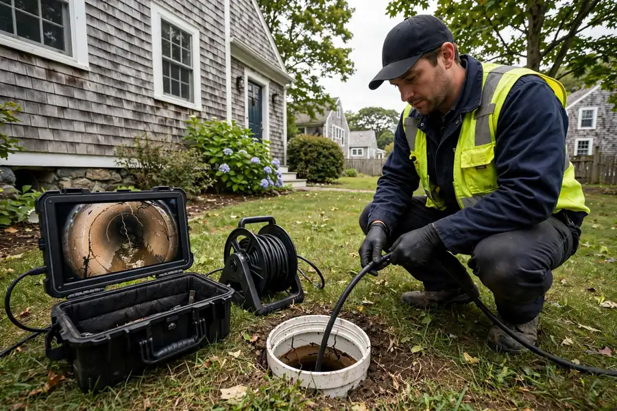 Sewer Camera Inspection in Gloucester, MA — Sewer Line Repair Works