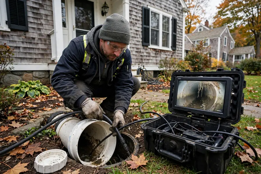 Sewer Camera Inspection in Marblehead, MA — Sewer Line Repair Works