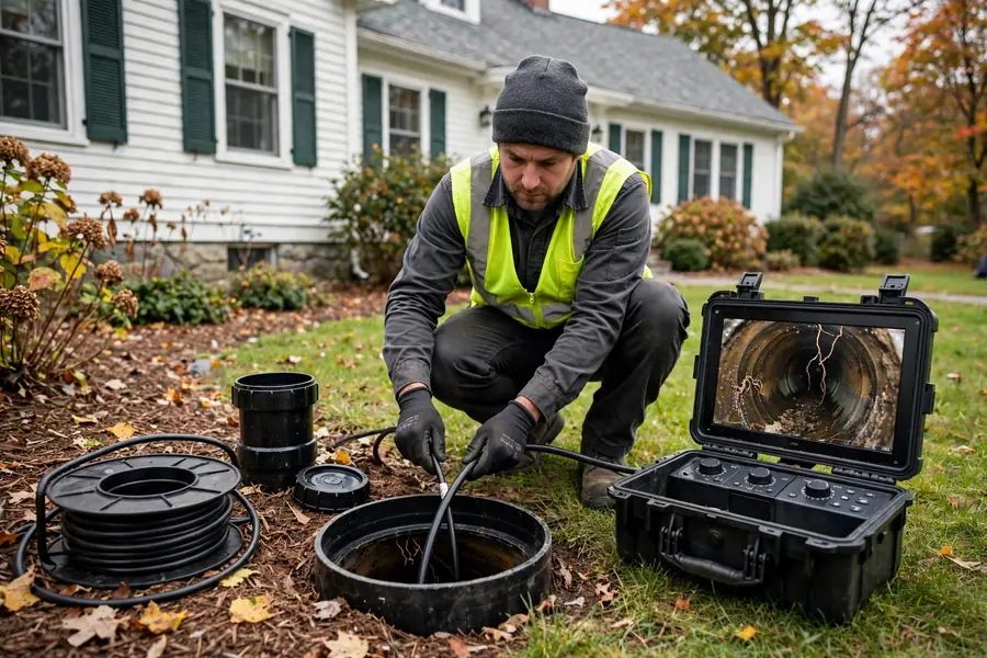 Sewer Camera Inspection in Middleton, MA — Sewer Line Repair Works