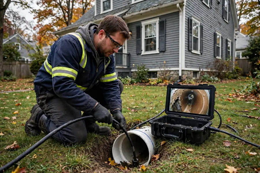 Sewer Camera Inspection in Salem, MA — Sewer Line Repair Works