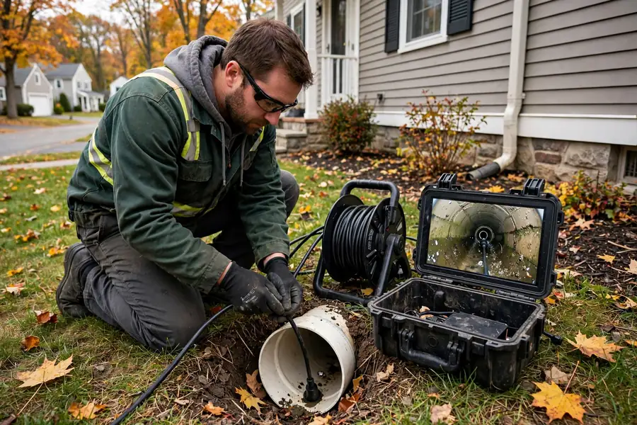 Sewer Camera Inspection in Saugus, MA — Sewer Line Repair Works