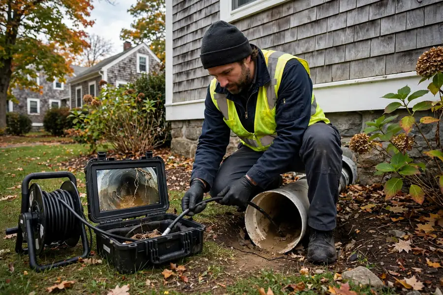 Sewer Camera Inspection in Swampscott, MA — Sewer Line Repair Works