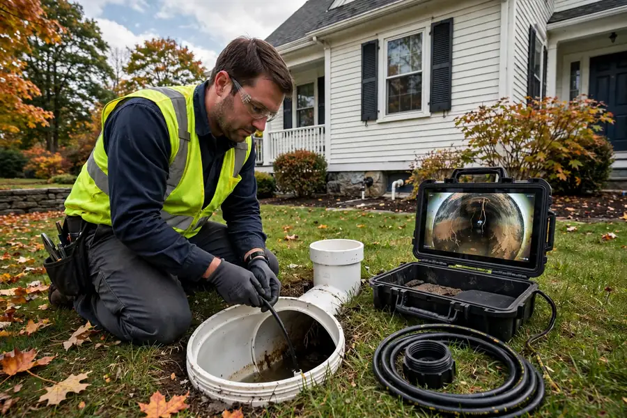 Sewer Camera Inspection in Wakefield, MA — Sewer Line Repair Works