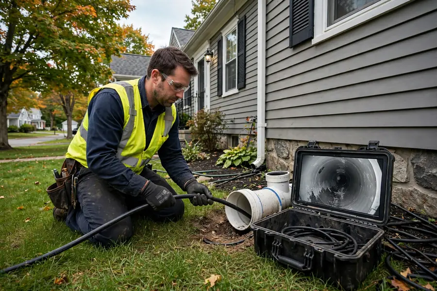 Sewer Camera Inspection in Wilmington, MA — Sewer Line Repair Works