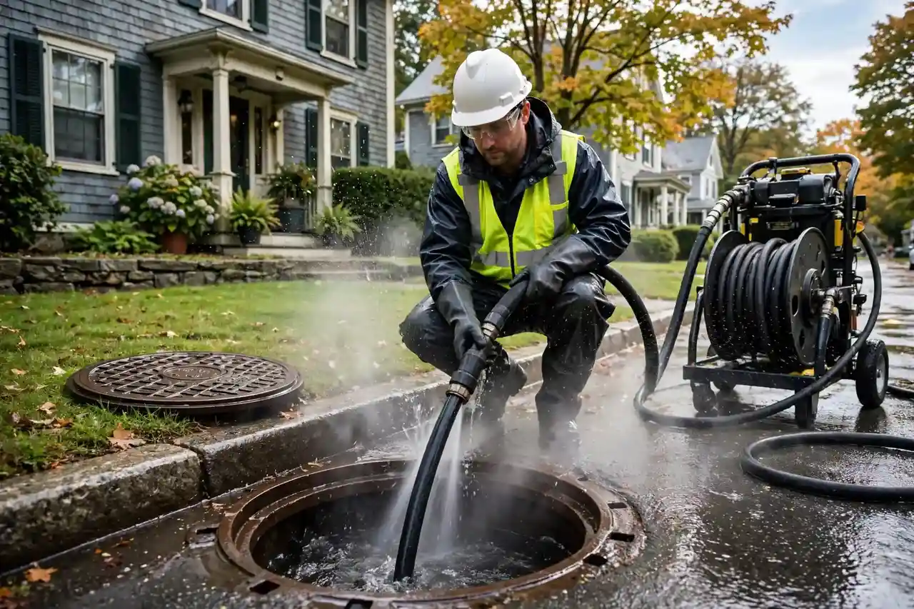 Sewer Line Cleaning in Beverly, MA — Sewer Line Repair Works