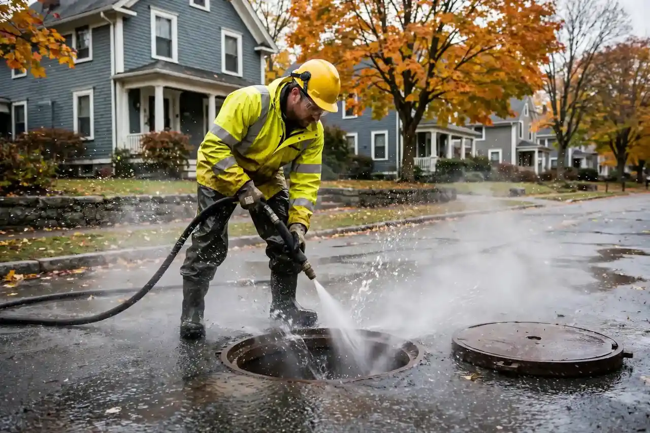Sewer Line Cleaning in Burlington, MA — Sewer Line Repair Works
