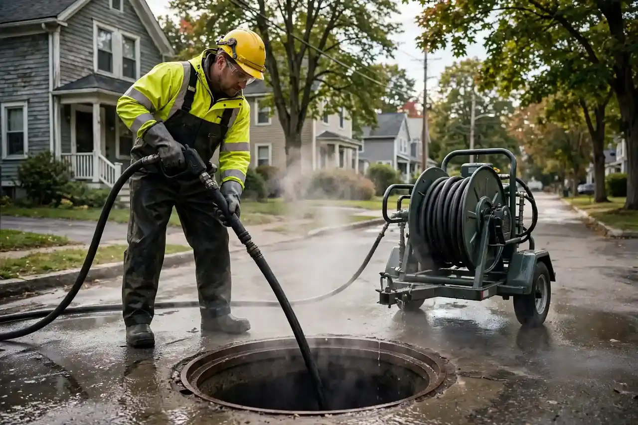 Sewer Line Cleaning in Lynn, MA — Sewer Line Repair Works