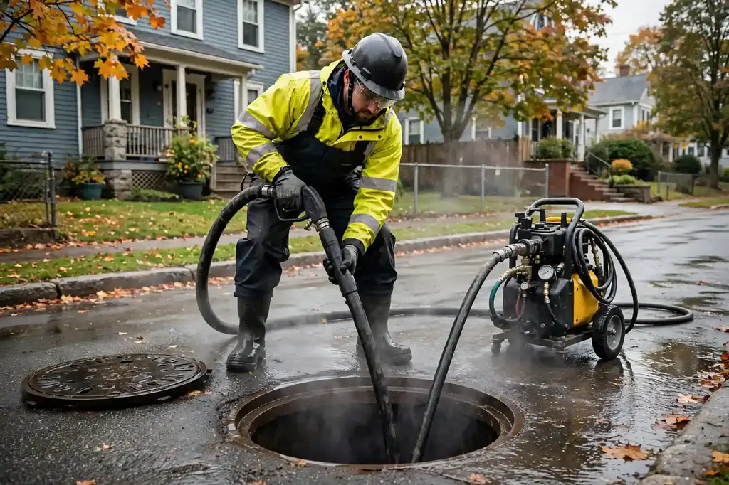 Sewer Line Cleaning in Melrose, MA — Sewer Line Repair Works