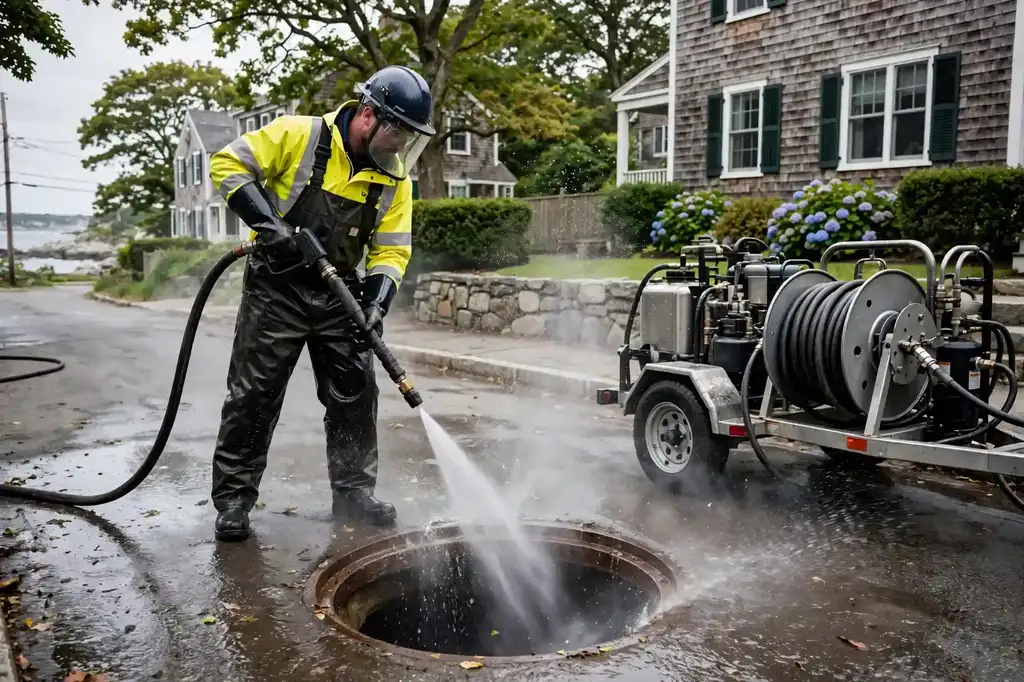 Sewer Line Cleaning in Nahant, MA — Sewer Line Repair Works