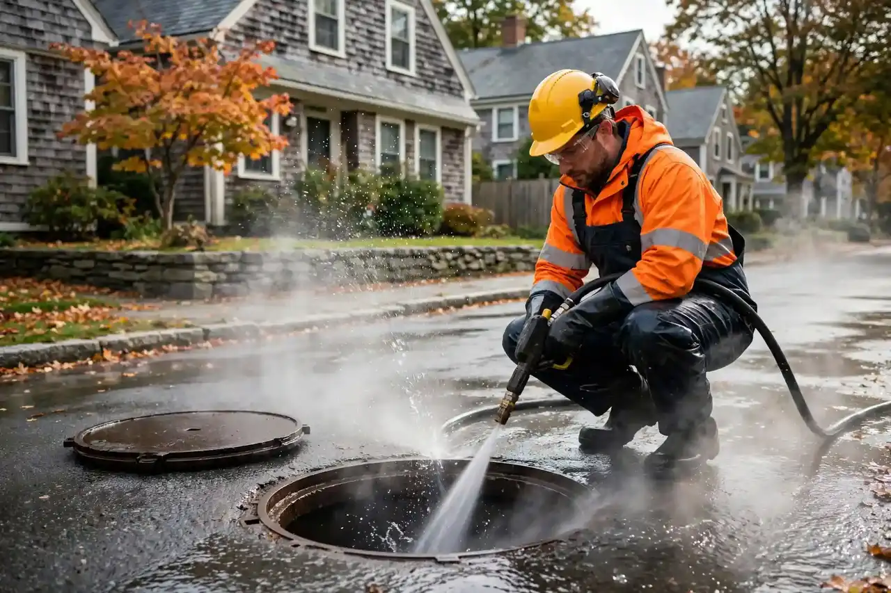 Sewer Line Cleaning in Salem, MA — Sewer Line Repair Works