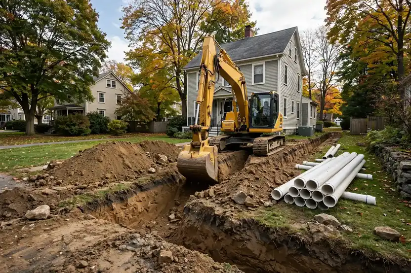 Sewer Line Installation in Danvers, MA — Sewer Line Repair Works