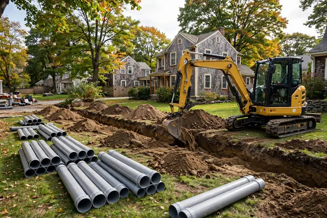 Sewer Line Installation in Lynn, MA — Sewer Line Repair Works
