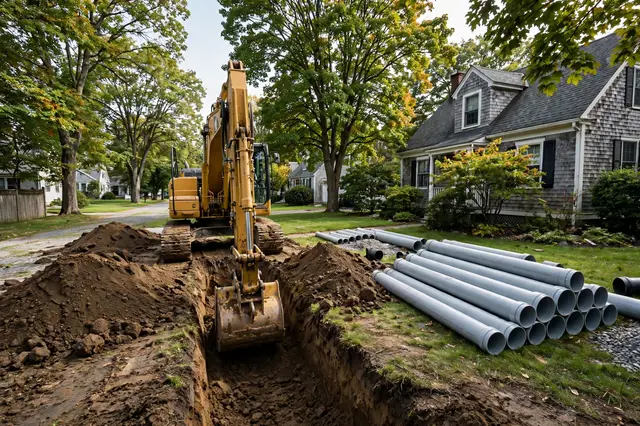 Sewer Line Installation in Lynnfield, MA — Sewer Line Repair Works