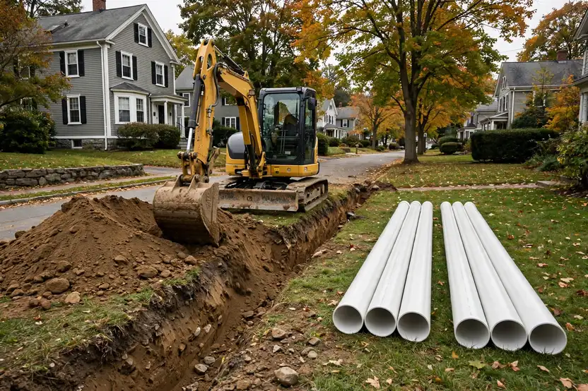 Sewer Line Installation in Melrose, MA — Sewer Line Repair Works