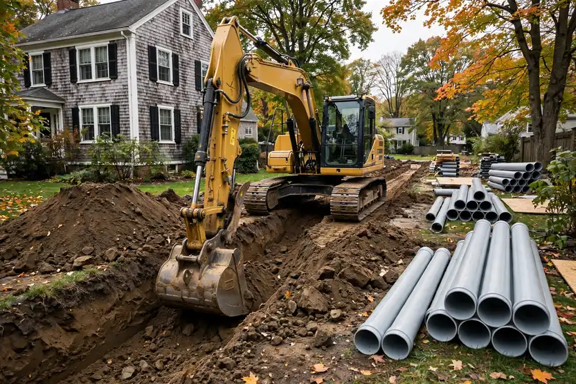 Sewer Line Installation in Middleton, MA — Sewer Line Repair Works