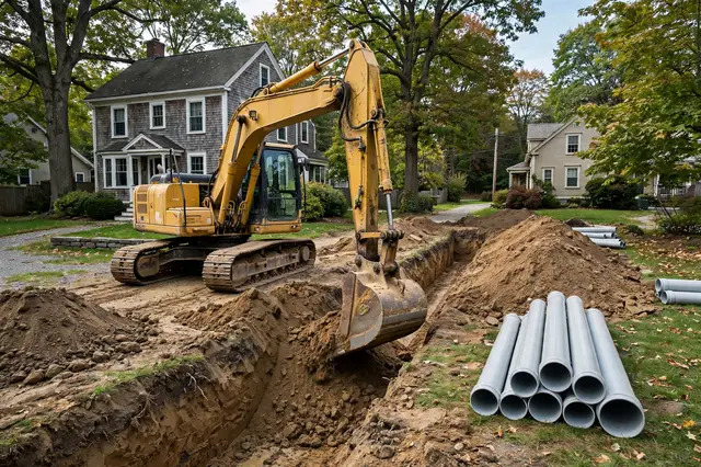 Sewer Line Installation in North Reading, MA — Sewer Line Repair Works