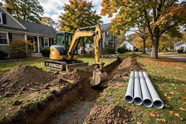 Sewer Line Installation in Reading, MA — Sewer Line Repair Works
