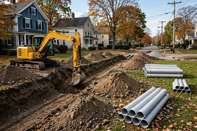 Sewer Line Installation in Revere, MA — Sewer Line Repair Works
