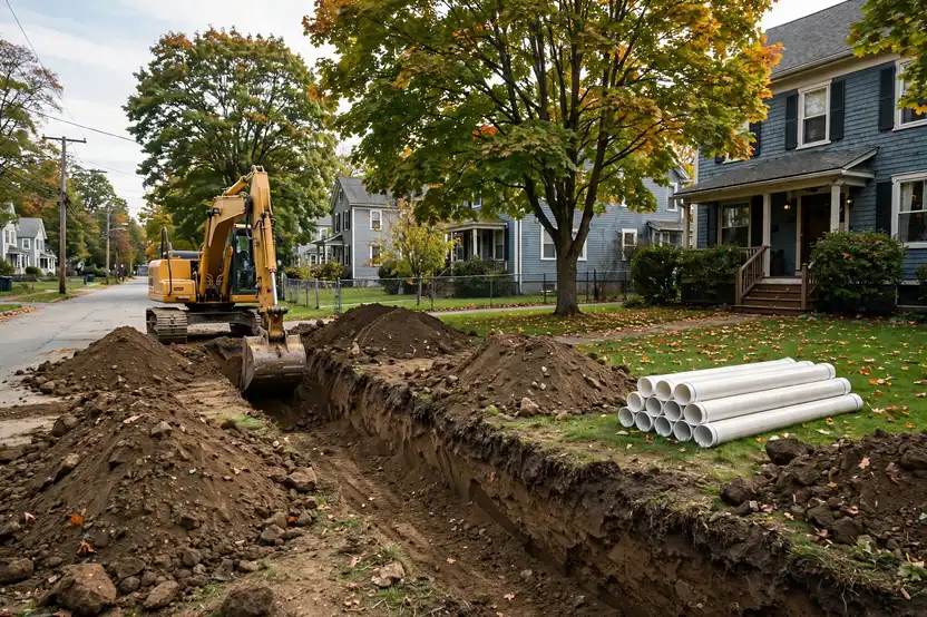 Sewer Line Installation in Saugus, MA — Sewer Line Repair Works