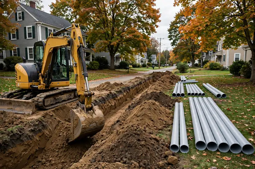 Sewer Line Installation in Stoneham, MA — Sewer Line Repair Works