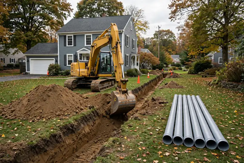 Sewer Line Installation in Wilmington, MA — Sewer Line Repair Works