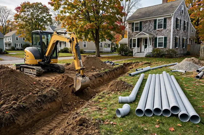 Sewer Line Installation in Woburn, MA — Sewer Line Repair Works