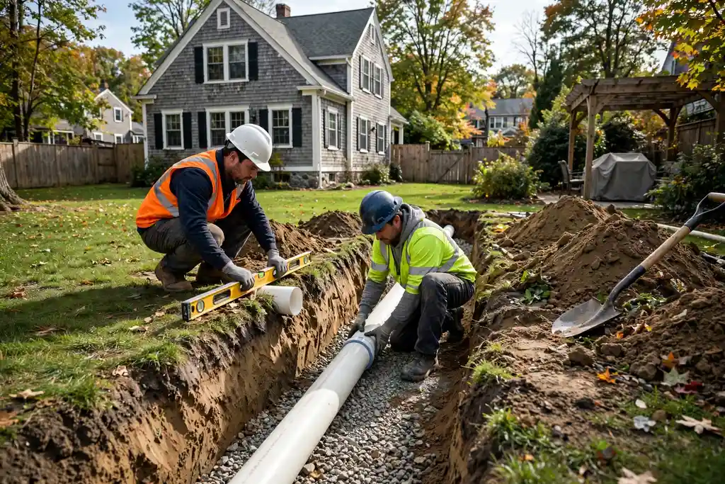 Sewer Line Replacement in Lynnfield, MA — Sewer Line Repair Works
