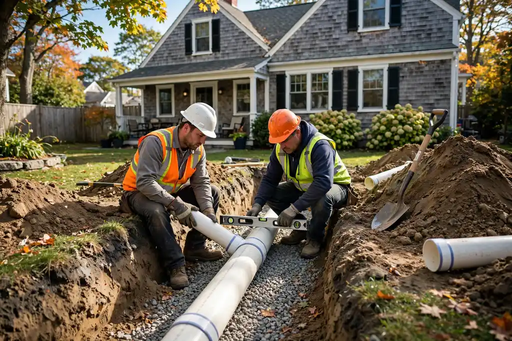 Sewer Line Replacement in Marblehead, MA — Sewer Line Repair Works