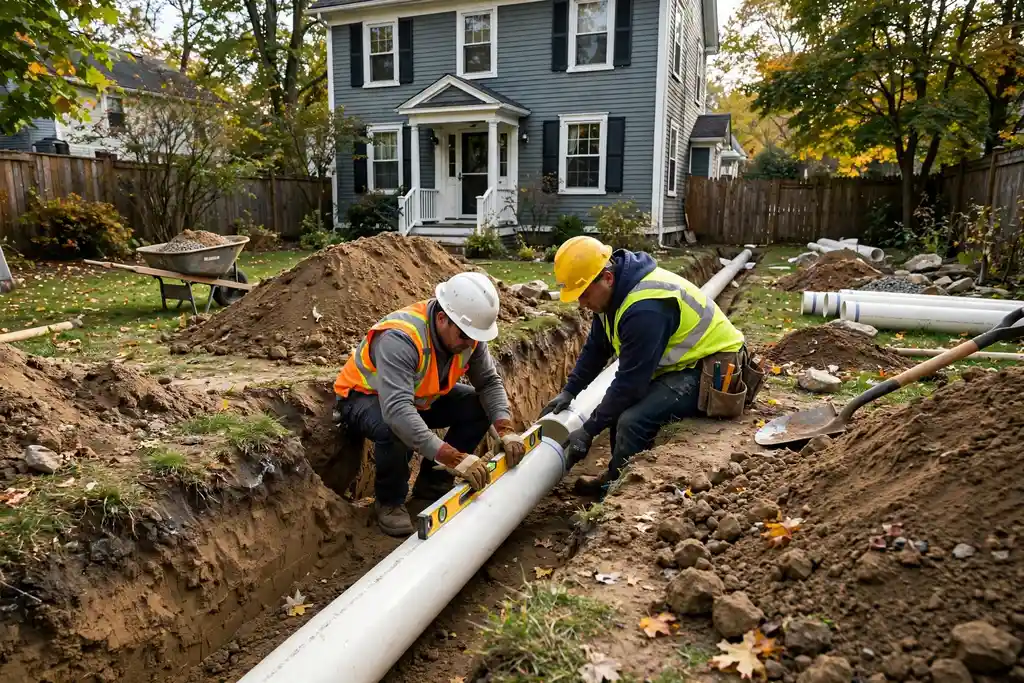 Sewer Line Replacement in Revere, MA — Sewer Line Repair Works
