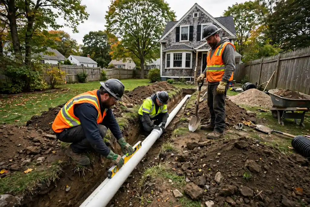 Sewer Line Replacement in Swampscott, MA — Sewer Line Repair Works