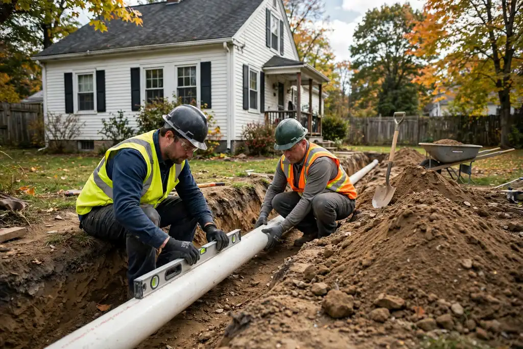 Sewer Line Replacement in Tewksbury, MA — Sewer Line Repair Works