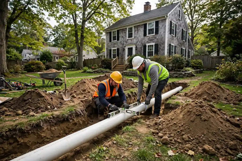 Sewer Line Replacement in Woburn, MA — Sewer Line Repair Works