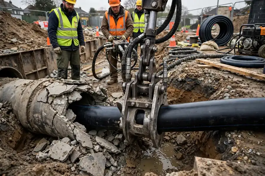 Pipe Bursting — Sewer Line Repair Works Peabody MA