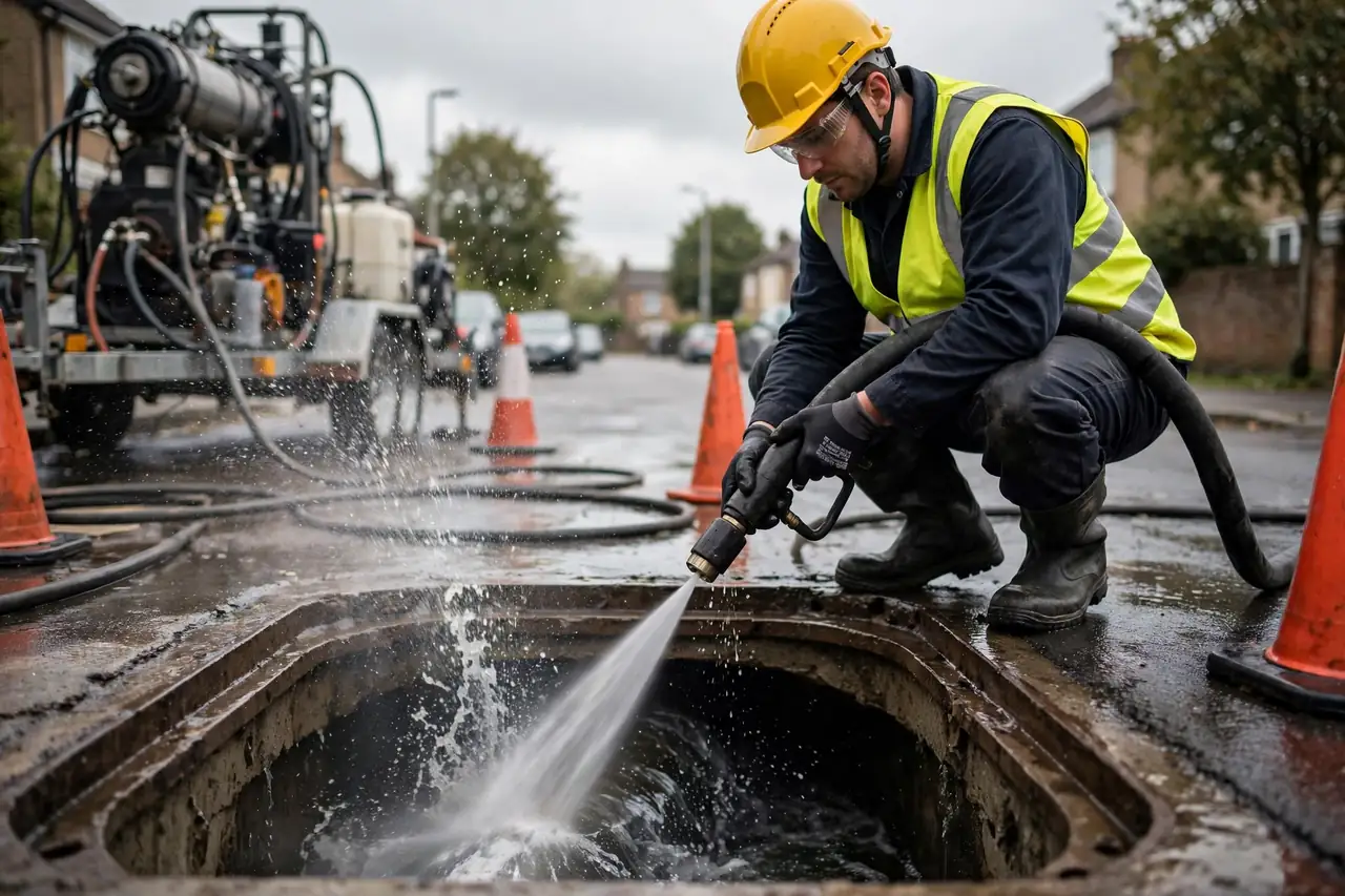 Sewer Line Cleaning — Sewer Line Repair Works Peabody MA